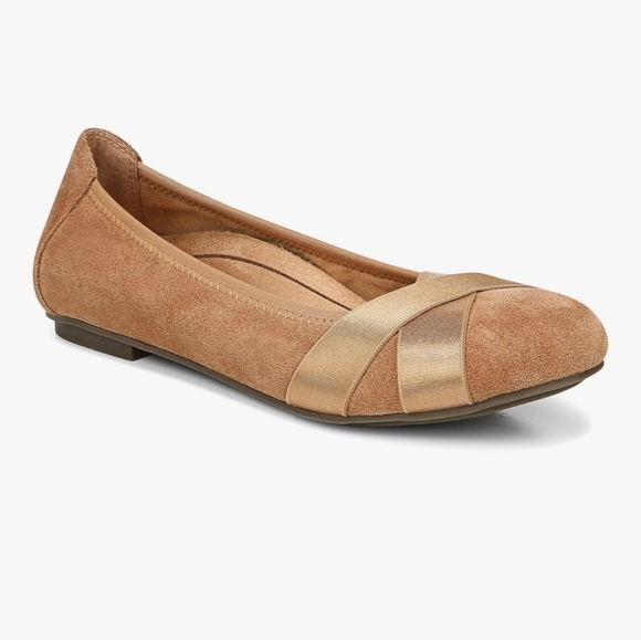 Vionic Shoes - Vionic Spark Maria Ballet Flat - Toffee